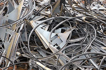 Recycling von Blech-Abfällen